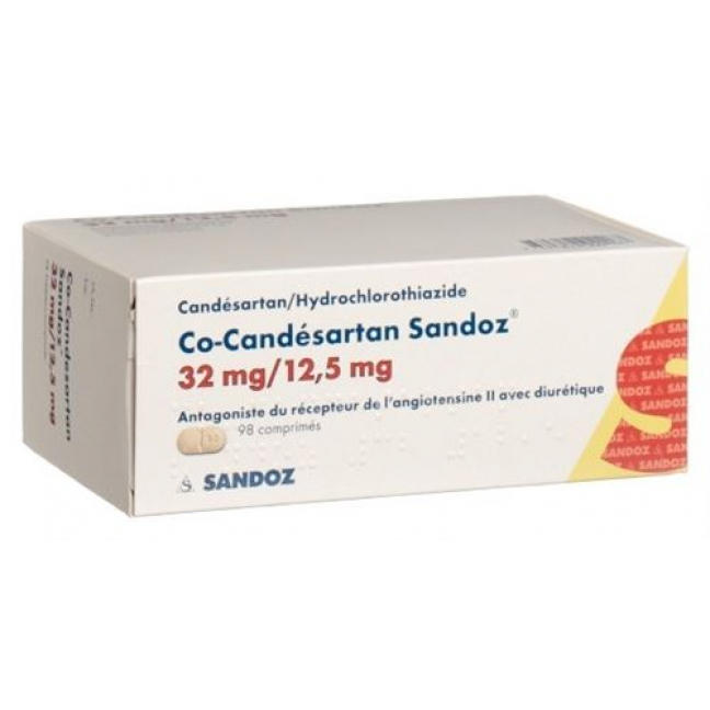 Ко-Кандесартан Сандоз 32/12,5 мг 98 таблеток