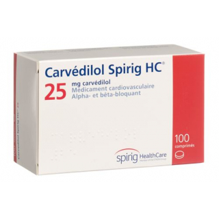 Карведилол Спириг 25 мг 100 таблеток