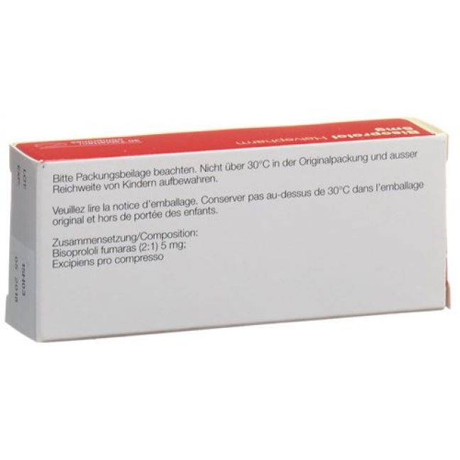 Бисопролол Хелвефарм 5 мг 30 таблеток