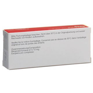 Бисопролол Хелвефарм 10 мг 30 таблеток