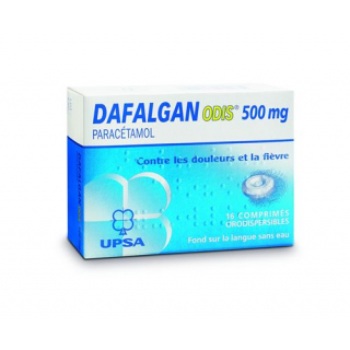 Дафалган Одис 500 мг 16 ородиспергируемых (растворимых во рту) таблеток 