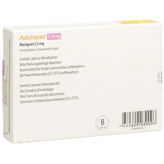 Адемпас 2,5 мг 42 таблетки покрытые оболочкой