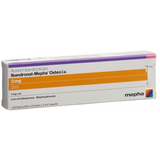 Ибандронат Мефа Остео 3 мг/3 мл для внутривенного введения