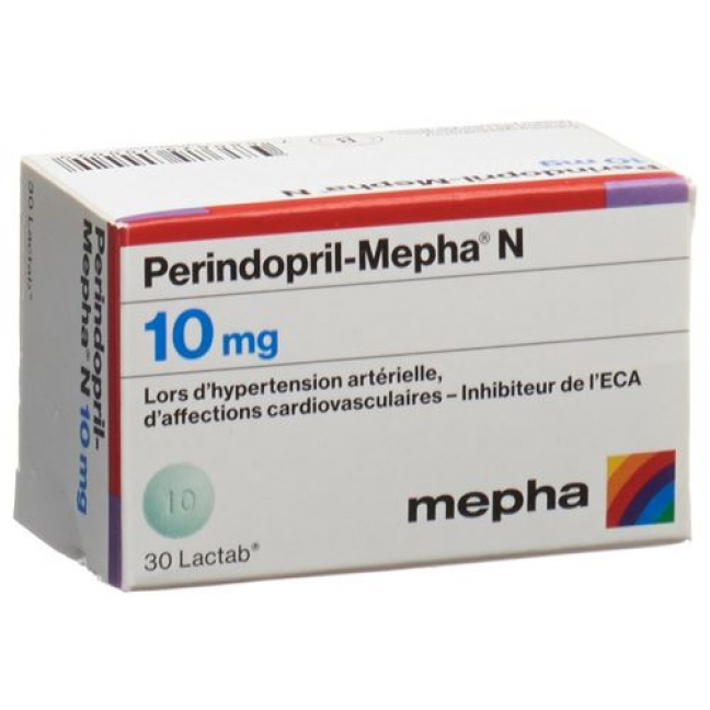 Периндоприл Мефа Н 10 мг 30 таблеток покрытых оболочкой