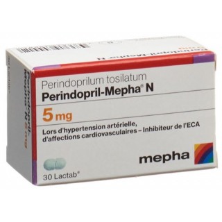 Периндоприл Мефа Н 5 мг 30 таблеток покрытых оболочкой