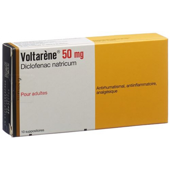 Вольтарен 50 мг 10 суппозиториев