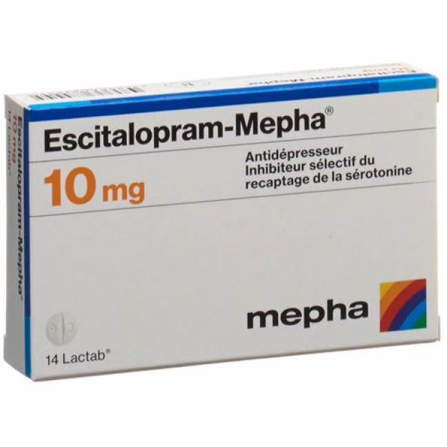Эсциталопрам Мефа 10 мг 14 таблеток покрытых оболочкой 