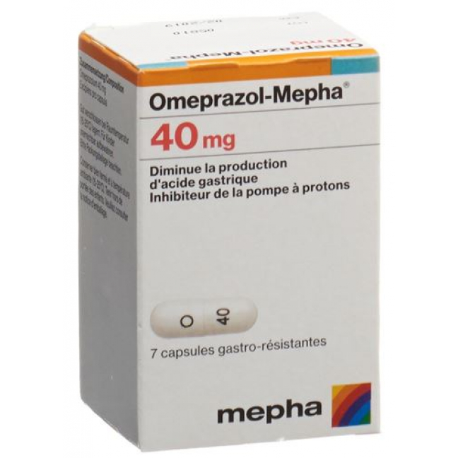 Омепразол Мефа 40 мг 14 капсул 