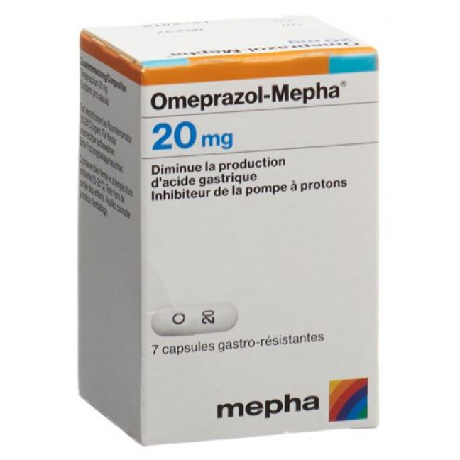 Omeprazol Mepha 20 mg 14 Kaps