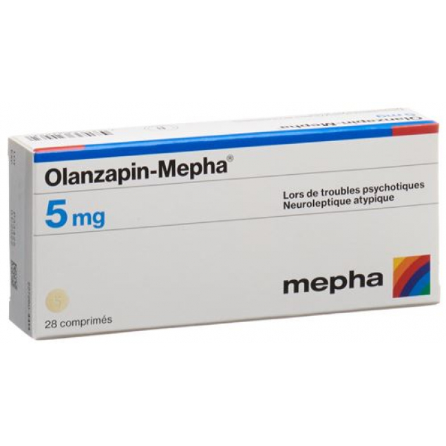Оланзапин Мефа 5 мг 98 таблеток