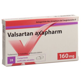 Валсартан Аксафарм 160 мг 56 таблеток покрытых оболочкой
