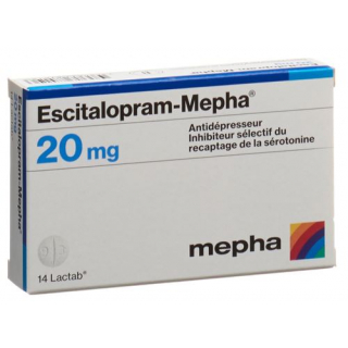 Эсциталопрам Мефа 20 мг 98 таблеток покрытых оболочкой  