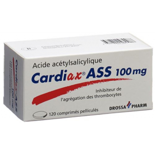 Кардиакс АСС 100 мг 120 новых таблеток в пленочной оболочке
