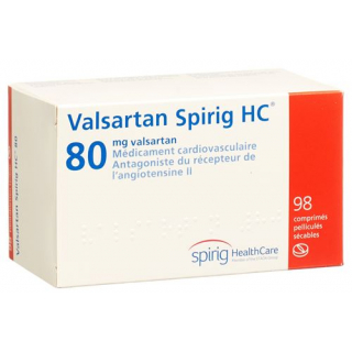 Валсартан Спириг 80 мг 98 таблеток покрытых оболочкой