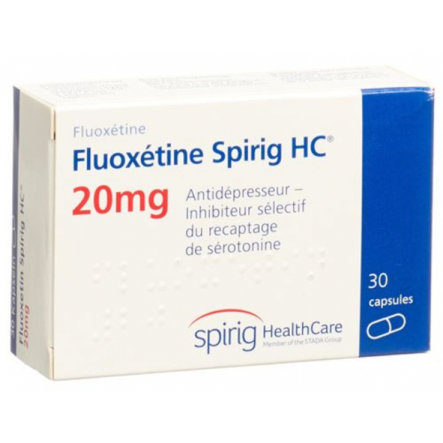 Флуоксетин Спириг 20 мг 30 капсул