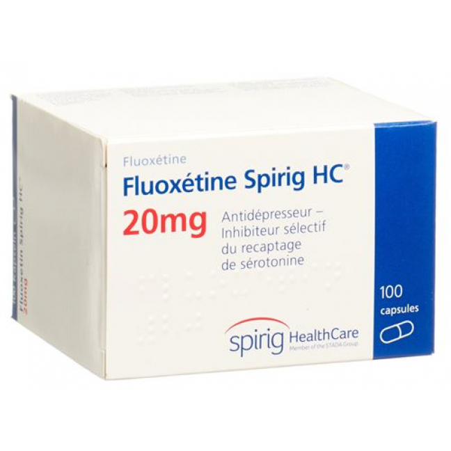 Флуоксетин Спириг 20 мг 100 капсул