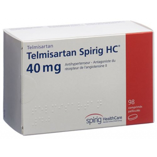 Телмисартан Спириг 40 мг 98 таблеток покрытых оболочкой