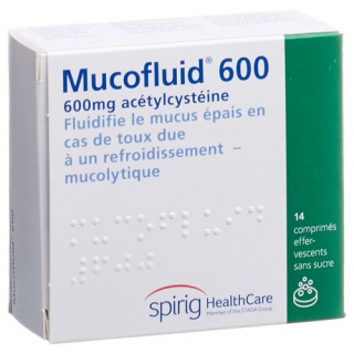 Мукофлуид 600 мг 14 шипучих таблеток