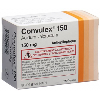 Конвулекс 150 мг 100 капсул