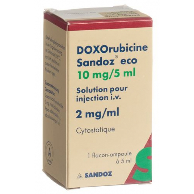 Doxorubicin Sandoz ECO 10 mg/5 ml 5 ml