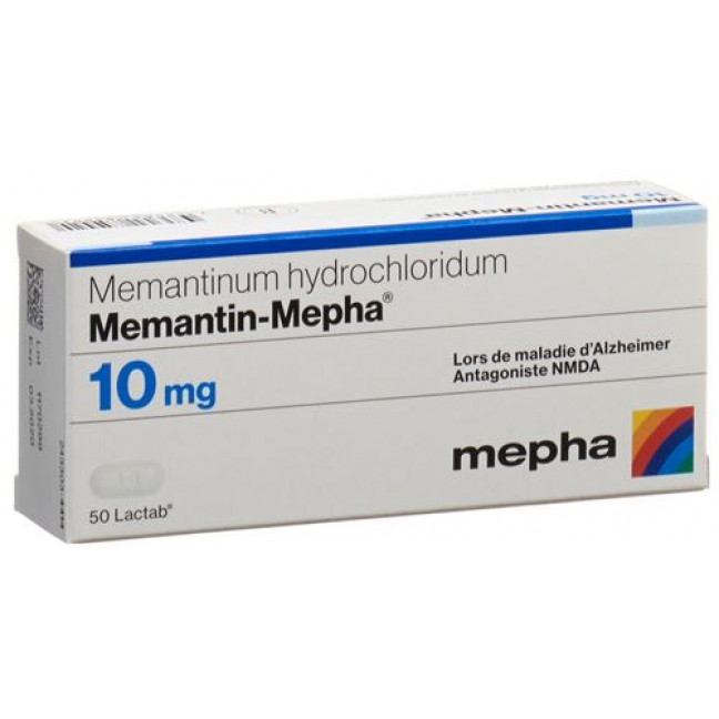 Мемантин Мефа 10 мг 50 таблеток покрытых оболочкой 