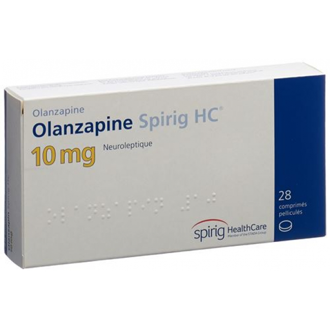Оланзапин Спириг 10 мг 28 таблеток покрытых оболочкой 