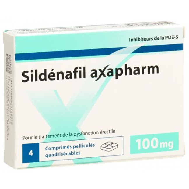 Sildenafil Axapharm 100 mg 24 filmtablets