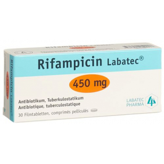 Рифампицин Лабатек 450 мг 30 таблеток покрытых оболочкой 