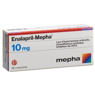 Enalapril Mepha 10 mg 28 tablets