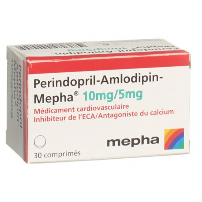 Периндоприл Амлодипин Мефа 10 мг / 5 мг 90 таблеток