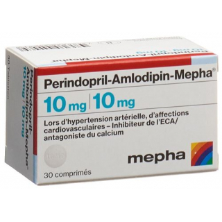 Периндоприл Амлодипин Мефа 10 мг / 10 мг 90 таблеток