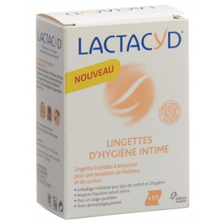 Lactacyd Intimpflegetucher 10 штук