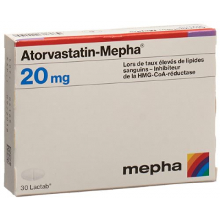 Аторвастатин Мефа 20 мг 100 таблеток покрытых оболочкой 
