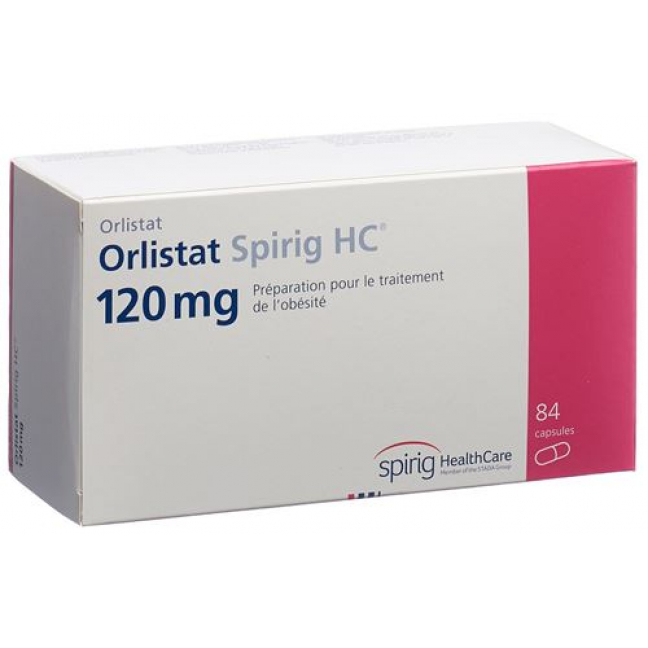 Орлистат Спириг 120 мг 84 капсулы