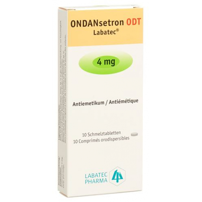 Ондансетрон ОДТ Лабатек 4 мг 10 лингвальных таблеток