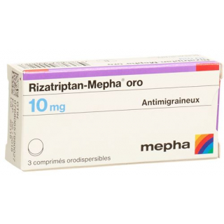 Rizatriptan Mepha Oro 10 mg 3 Schmelz tablets