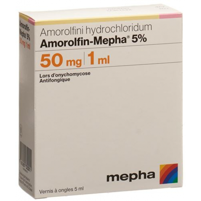 Amorolfin Mepha 5 % 5 ml Nagellack
