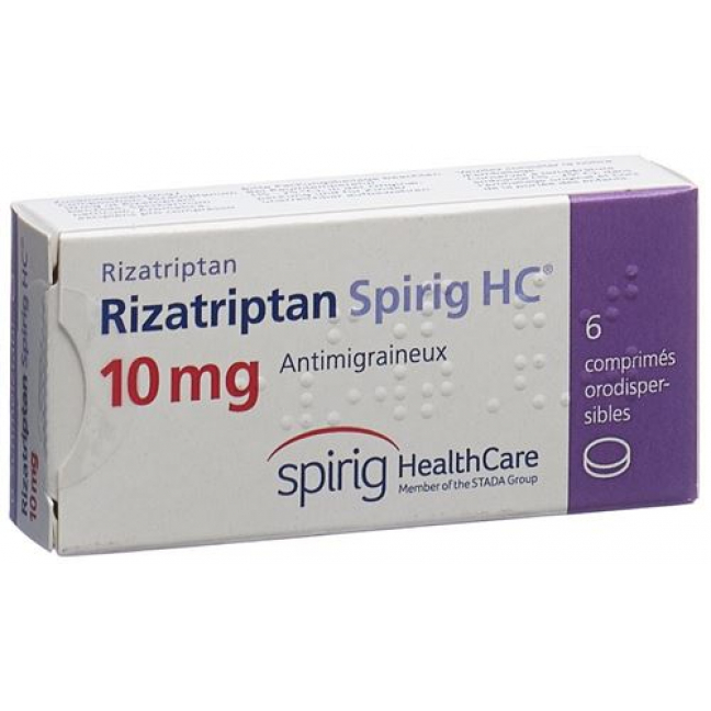 Ризатриптан Спириг 10 мг 6 ородиспергируемых таблеток 