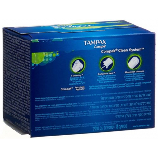 Tampax Compak Super Tampons 22 штуки