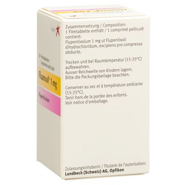 Флюанксол 1 мг 50 таблеток покрытых оболочкой