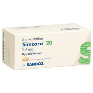 Симкора 20 мг 100 таблеток покрытых оболочкой