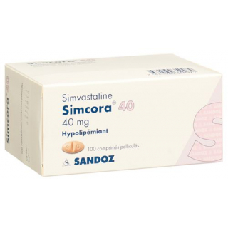 Симкора 40 мг 100 таблеток покрытых оболочкой
