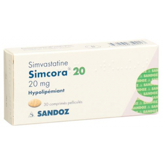 Симкора 20 мг 30 таблеток покрытых оболочкой