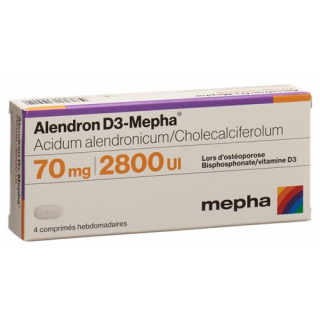 Алендрон Д3 Мефа 70/2800 4 таблетки