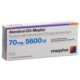 Алендрон Д3 Мефа 70/5600 4 таблеток