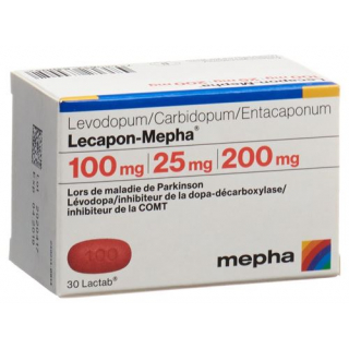Лекапон Мефа 100 мг / 25 мг / 200 мг 30 таблеток покрытых оболочкой 