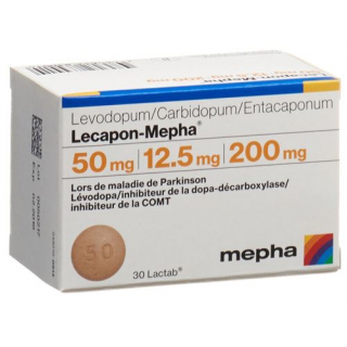 Лекапон Мефа 50 мг / 12,5 мг / 200 мг 30 таблеток покрытых оболочкой 