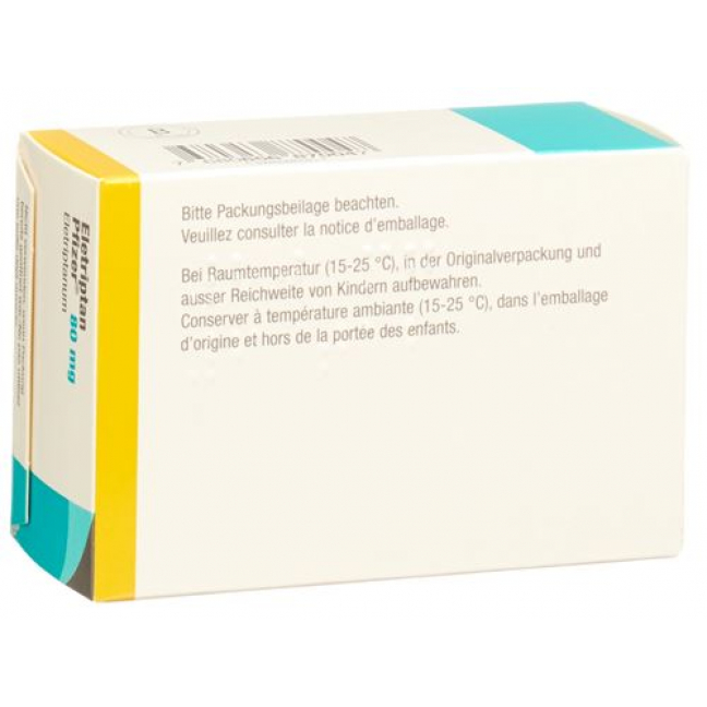 Элетриптан Пфайзер 80 мг 6 таблеток покрытых оболочкой