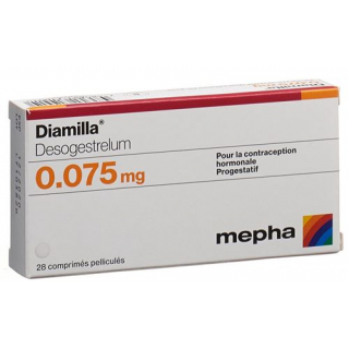 Диамилла 0,075 мг 3 x 28 таблеток покрытых оболочкой
