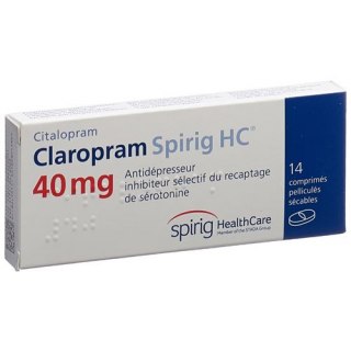 Кларопрам Спириг 40 мг 14 таблеток покрытых оболочкой